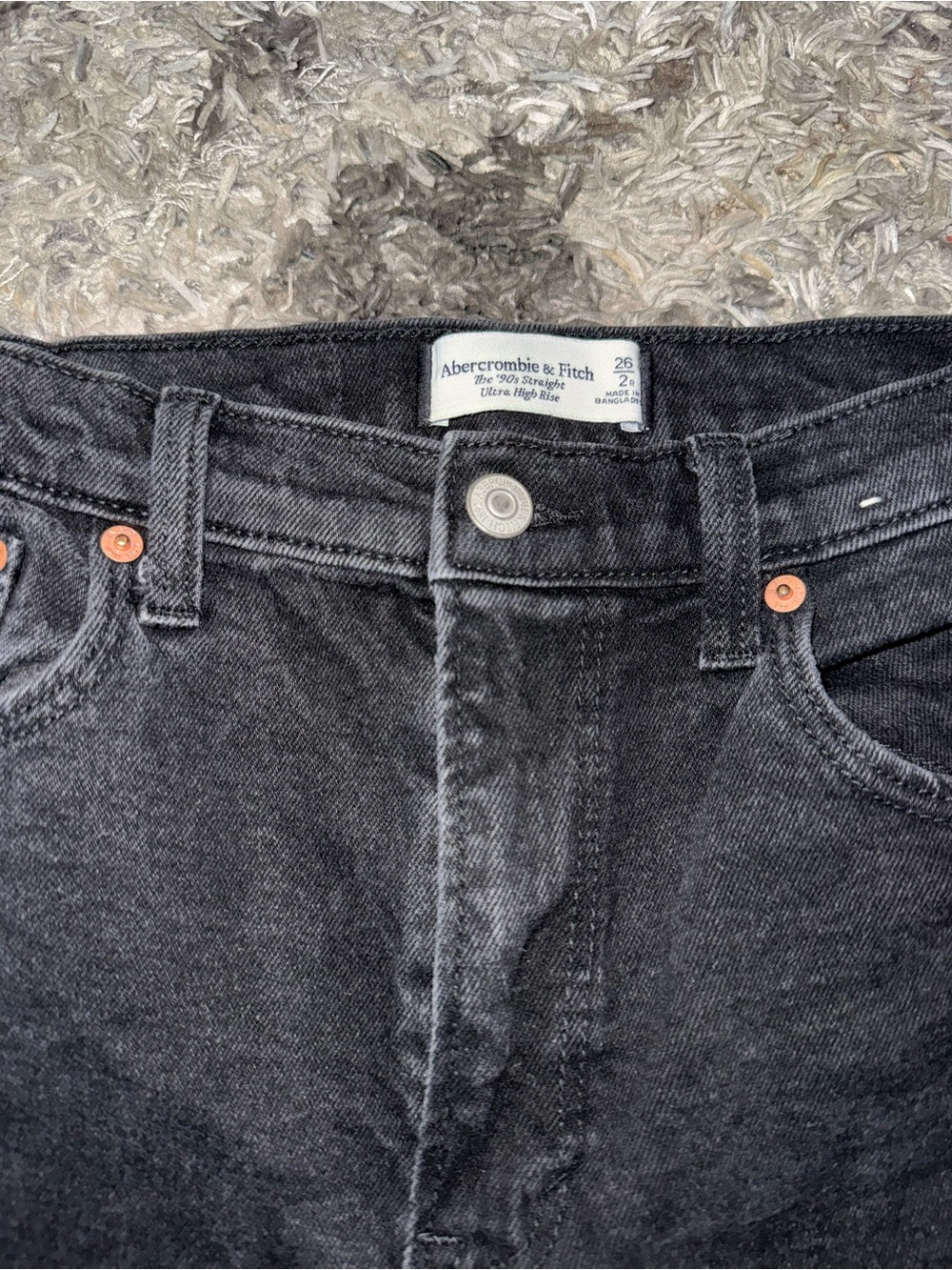 Abercrombie & Fitch Women’s Black Slim Straight Jeans